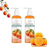Potente strongrpergeruchsbeseitiger: questo detergente per il corpo è arricchito con estratto naturale di cachi e agisce come un potente detergente per i piedi che neutralizza gli odori alla fonte, invece di nasconderli e conservarli in un luogo fresco per 24 ore.