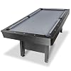 GoSports 7 and 8 ft Pool Tables with Wood Finish - Gray, Black, or Green Felt - Billiards Game Room Table for Adults & Family - Accessories Not Included