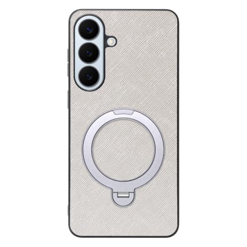 LOOF CASUAL MAG-RING ���U�[ ���^ �����O�t�� �X�}�z�P�[�X for Galaxy S26+ �p �P�[�X �J�o�[ �����O �X�^���h �}�O�l�b�g �X�g���b�v�z�[�� �V���v�� �ϏՌ� �y�� [SILVER×�V���o�[]