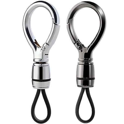 Image of Universal Keychain for Men and Women,Simplicity Key Ring Clip, Double layer buckle Car Key chain