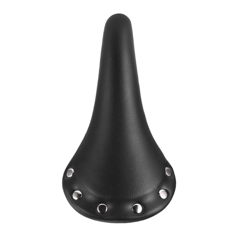 Selle de vélo amortissante en cuir souple avec housse de siège VTT