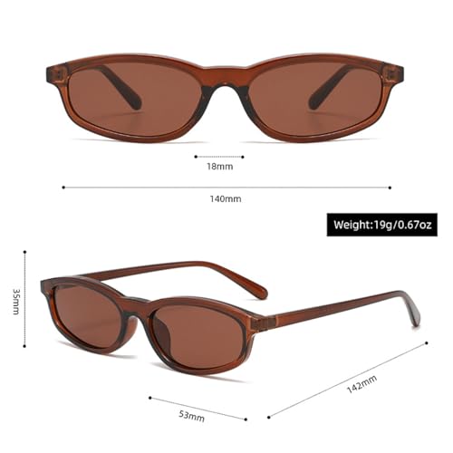 Small Frame Cat Eye Sunglasses Women 2025 Luxury Oval Sun Glasses For Lady Vintage Eyewear Trendy Ladies Shades3