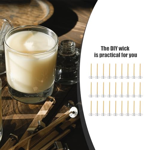 Mechas para velas enceradas SEWACC pack 100 unidades miniatura 3