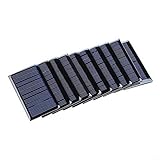 HOHOVYVY Mini Solarpanel Mikro-Solarzellen DIY-Solarzellen 2V 150 MA Hocheffiziente Solarmodule Für Projekte 10 Stück