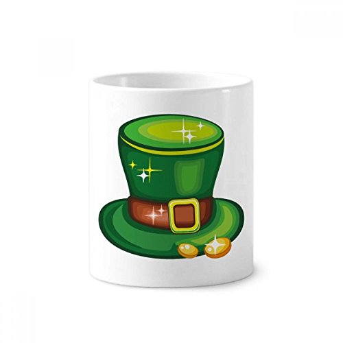 Tasse blanche Saint-Patrick en céramique cadeau idéal motif chapeau vert Irlande