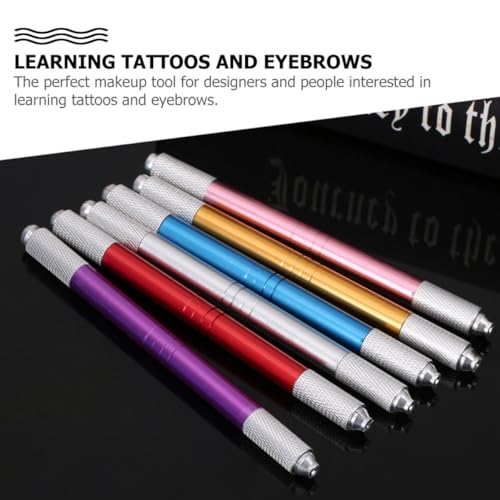 Lápiz de cejas doble punta portátil para retoques y diseño de cejas 5