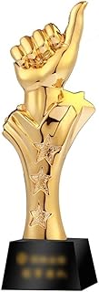 Gold Trophy, Thumbs Up Trophy Creative Trophy Engraved Trophy Encouragement Trophy Outstanding Employee Trophy Gift Boxed Company Awards
