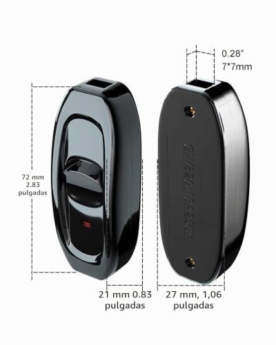 Miniatura 5 de Greluma 5pcs Interruptor De Cable En Línea De 250v 10a, Interruptor De Dispositivo De Cable De Encendido Apagado Con Indicador Led, Interruptor Basculante De Cable De Ac Para Lámpara De Mesa