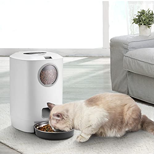 Arcwares Automatic Dog Feeder, Dry Food Dispenser for Cats, 4.5L Automatic Small & Medium Pet Feeder, Programmable with… - Image 4