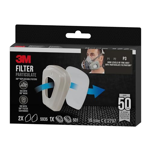 3M Partikelfilter 5935PRO2 für Atemschutzmasken