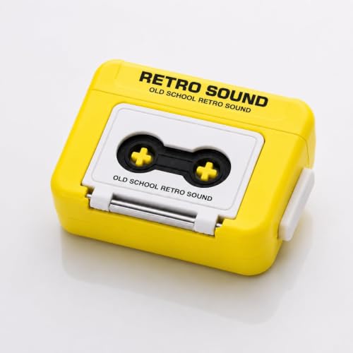 Image of Mini Audio Recorder Keychain Retro Voice Recorder Keychain Mini Cassette Style Voice Message Recorder with Playback, Portable Keychain Audio Recorder, Pack of 1 (Pink)