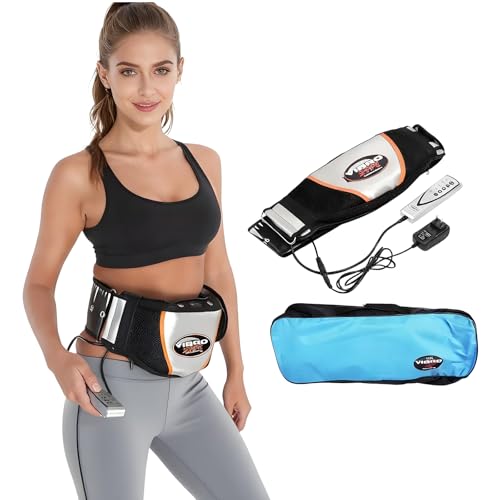 Warmforwel Massagegürtel, 5 Vibrationsmodi, Abnehmgürtel mit Heizfunktion & 140 cm verstellbar, Fettverbrennungs-Bauchmuskeltrainer für Bauchstraffung & Gewichtsreduktion, Heim-Lenden-Fitnessgerät Warmforwel Massagegürtel, 5 Vibrationsmodi, Abnehmgürtel mit Heizfunktion & 140 cm verstellbar, Fettverbrennungs-Bauchmuskeltrainer für Bauchstraffung & Gewichtsreduktion, Heim-Lenden-Fitnessgerät