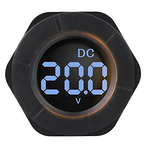 Digital Voltmeter DC 0-300V Autospannungsmesser - Rundes LCD -Display, Vielseitig für die Automobil und Heimnutzung, Genaue Spannungstester