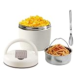 Wotrilw Termico per Alimenti 1200 ml, Porta Pranzo Termico Antigoccia in Acciaio Inossidab...