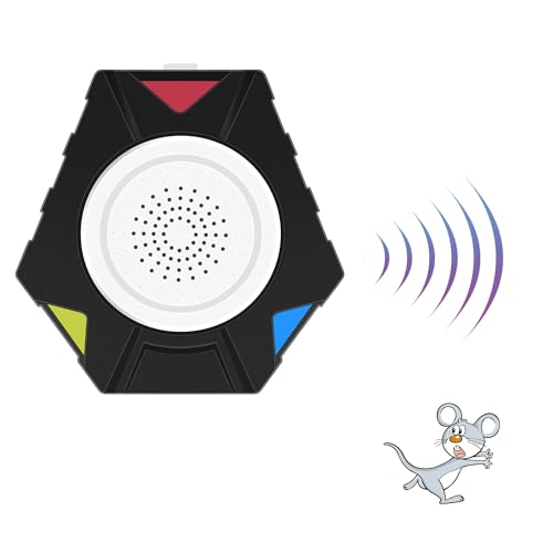 Répulsif à Souris à Ultrason + Répulsif Électromagnétique Contre les Souris - Multi-Insecticide à Ultrason, Efficace Contre les Souris et les Rats pour les Hommes...