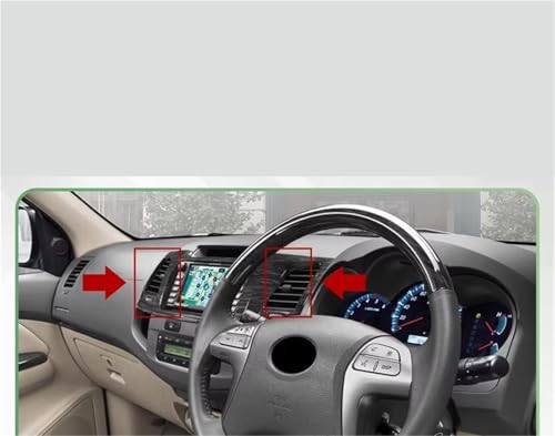 Ventilación central de aire acondicionado de salpicadero para Hilux 2008-2014 3
