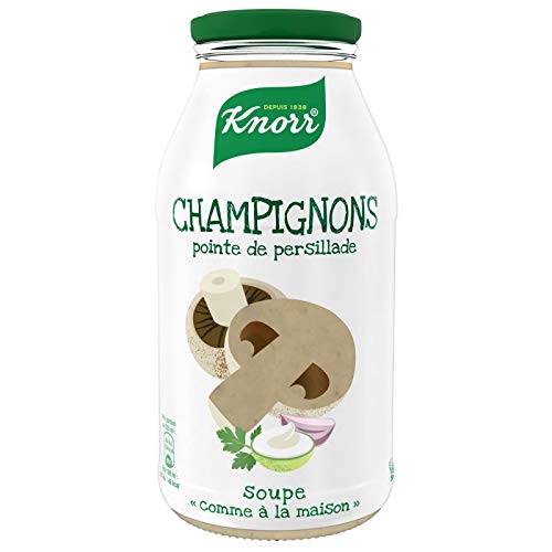 KNORR - Soupe Bouteille Champignons & Pointe De Persillade 450Ml - le Lot De 4