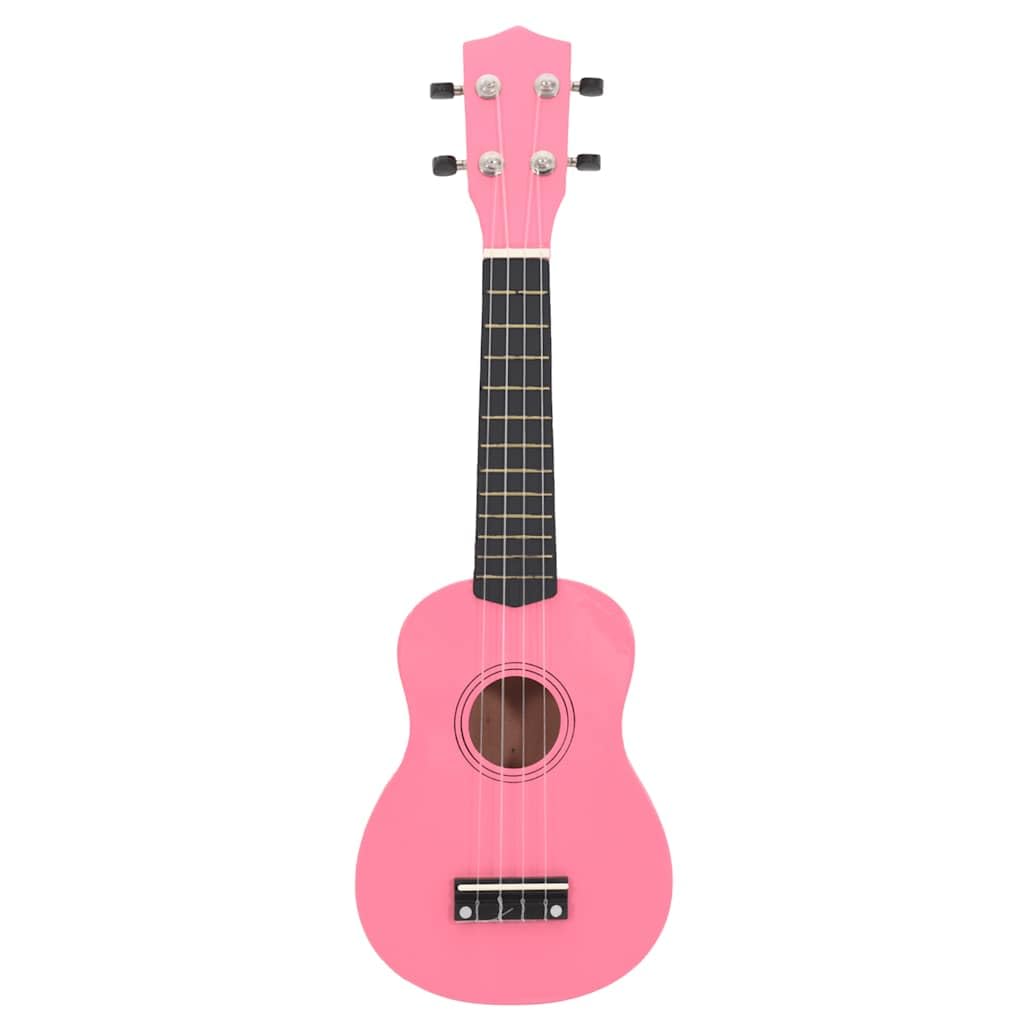 Ukulélé soprano 53,3 cm pour débutants avec étui et médiators