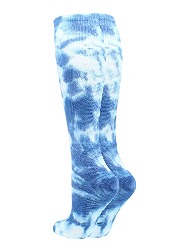 Image of Tie Dye Multisport Tube Socks Soccer Softball Volleyball for Girls Boys Women and Men Youth and Adult