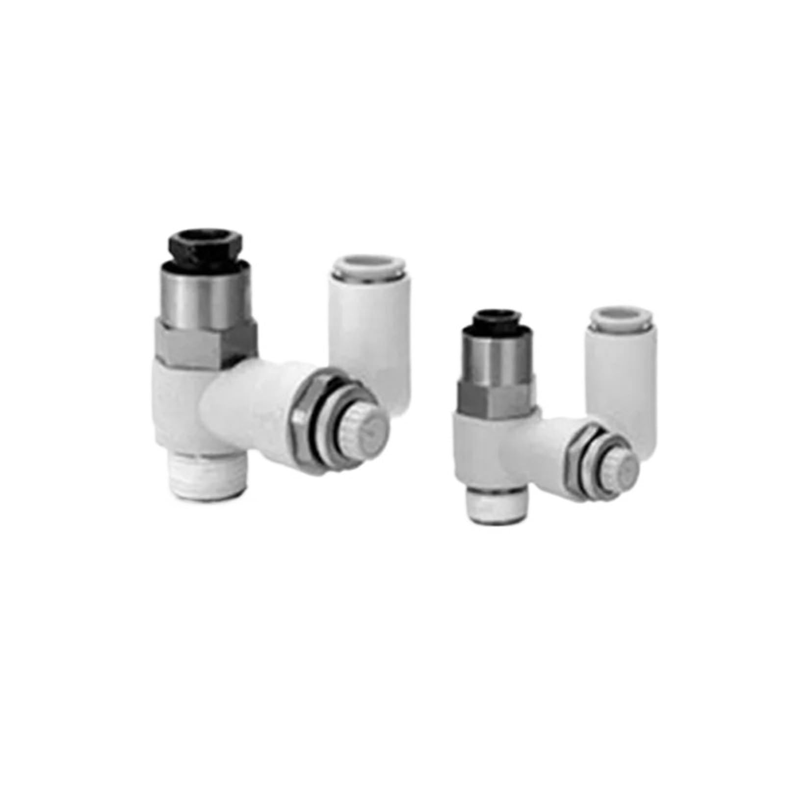 Vewdxnbh Asp530f-03-08S 1Pcs Speed Controller With Pilot Check Valve For Asp330/430/530/630F-01-02-03-04-06S-08-10-12S(Asp530f-03-08S)
