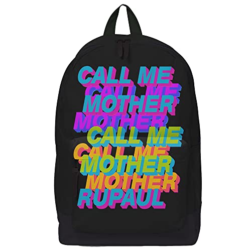 Call Me Mother RuPaul Knapsack (One Size) (Black/Multicolored)