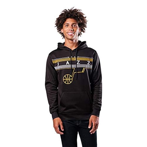 Sudadera con capucha NBA para hombre Ultra Game Poly Midtown con bolsillo frontal 2