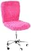 Urban Shop Faux Fur Task Chair, Pink
