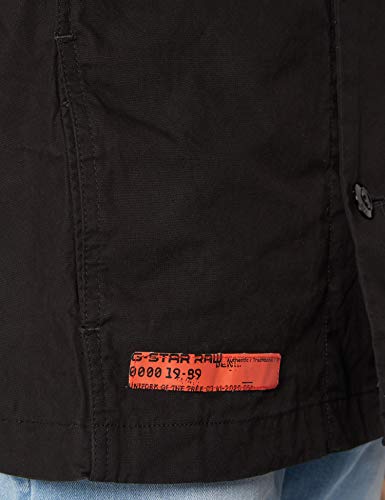 G-STAR RAW Men's Utility Straight Overshirt, Nero