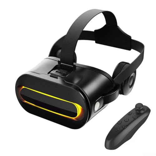 3D VR Headset, VR Headset For Smartphones, Immersive 3D Glasses For Mobile Games & Movies, For IOS And For Android Devices(Black)
