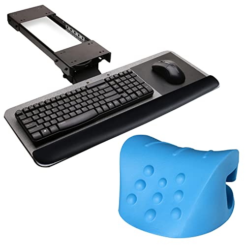 Bowen Ez Keyboard Tray Under Desk For Office, Neck And Shoulder Relaxer Pillow #TOP17
