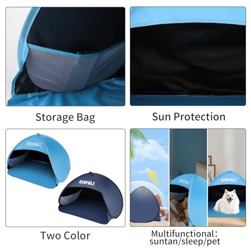 KENPUAZ Head Pop-Up Canopy - Instant Shade Solution for Bed Canopies & Drapes (Deep Blue) by KENPUAZ - Image 4