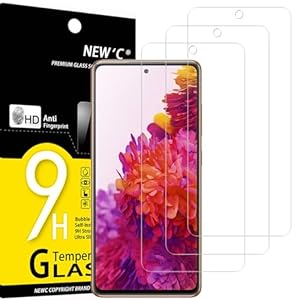 NEW'C 3 Stück für Samsung Galaxy S20 FE 5G für Panzerglas, Frei von Kratzern, 9H Härte, HD Displayschutzfolie, 0.33mm Ultra-klar, Ultrabeständig