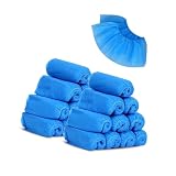 G4GADGET Disposable Shoe Cover (100 Pieces) - Blue Overshoes for Indoor/Outdoor Use - Ideal for Cleaning, Hygiene, and Protections