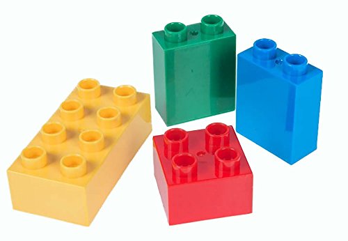 Strictly Briks Classic Big Briks 96 Piece Set 100% Compatible With All Major Brands | Tower Construction | Large Pegs For Toddlers | Ages 3+ | Building Bricks & Baseplates | Basic Colors #TOP2