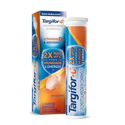 Loja Produto Arginina 24 Targifor C Vitamina C e Arginina 16 comprimidos efervescentes