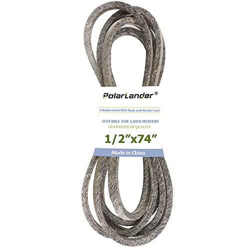 Correa de transmisión de Kevlar para cortacésped 1/2' x 74' de Repuesto para Toro 117-7641,Snapper 7043844,7043844YP,AL-KOP 138710232, Murray 1001223,1001223MA, 710232, Snapper -8236, 2-225236,7018