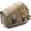 Motorcycle Side Bag Saddlebags PU Leather Motorcycle Swingarm Bag Tool Storage Bag (Left side)