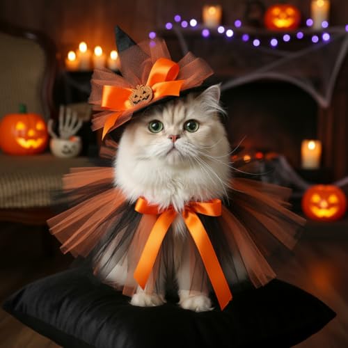 Disfraz Halloween para Perros con Falda y Sombrero miniatura 5