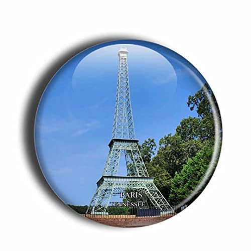 Imán decorativo redondo de vidrio 3D pequeño miniatura 1