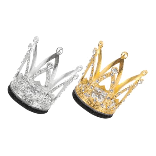 Beatifufu 2stücke Rhinestone Krone Helm Dekoration Für Motorrad Scooter Und Skihelme Einfache Installation Leicht Und Einzigartig Für Süße Accessoires