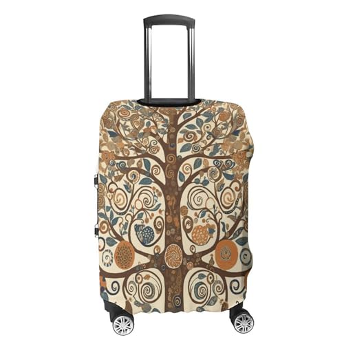 Tree of Life Luggage Cover, Washable Elastic Suitcase Cover Protector Fit 18-32 Inch Luggage4