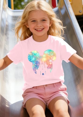 Image of Magical Shirts Women Girls Family Vacation Matching Shirt Magic Kingdom T-Shirt Mommy and Me Trip Short Sleeve Tops