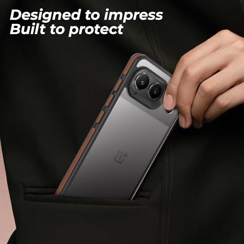 Image of A rtistque Frosted Ultra Matte Back Cover Case for OnePlus Nord 4 5G | Smooth Sides with Grip | Shockproof TPU Protective Design | Raised Camera Edges | OnePlus Nord 4 BackCover - Brown