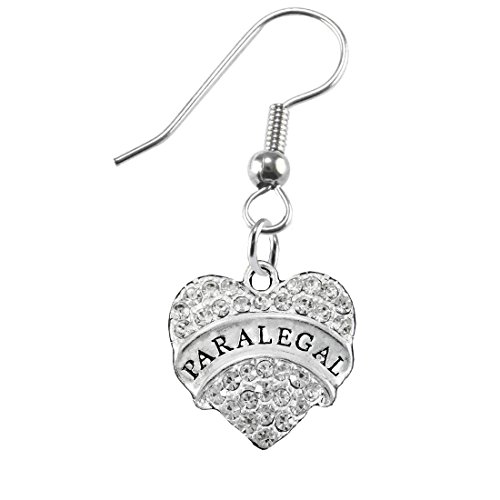 Paralegal Heart Fishhook Earring Hypoallergenic, Safe, Nickel, Lead & Cadmium Free!2