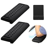Contenu de l'emballage : vous recevrez 2 repose-bras de bureau en forme de L et 1 tapis de souris avec repose-poignet. Ces deux coussinets sont parfaitement coordonnés les uns aux autres et offrent un confort de bras pour les tâches quotidiennes à domicile ou les sessions de jeu prolongées dans le domaine des jeux.
