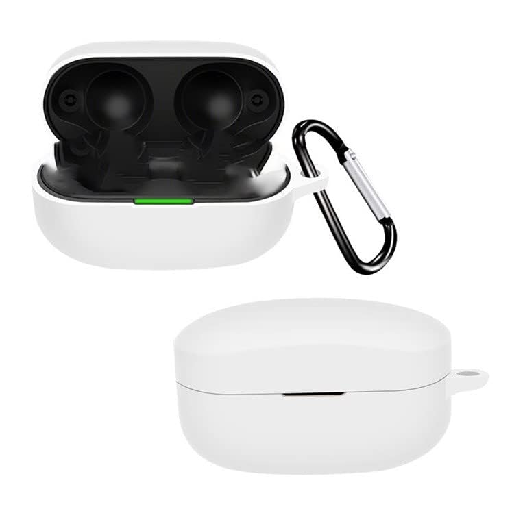 Image of Silicone case Compatible with Sony WF-1000XM4 Earbuds Cover, Soft, Shockproof (Fits only Sony WF-1000XM4 Earbuds case, ONLY Silicone Cover Included) (White)
