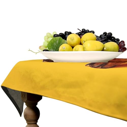 Nappe rectangulaire teckel lavable pour une protection de cuisine durable