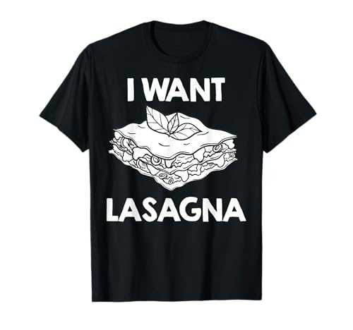 Receta de regalo de lasaña fideos vegetales Camiseta