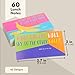 Juvale 60 Pack Motivational Lunch Box Notes for Kids - Riddles & Puns and Funny Note Cards to Ensure Kids Have a Good Day (2 x 3.7 Inches)