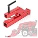 ECOTRIC Clamp On Trailer Hitch 2" Ball Mount Receiver Deere Bobcat Tractor Bucket New